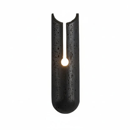 Tira Travertine Cylindrical Slit Wall Light | Celestre