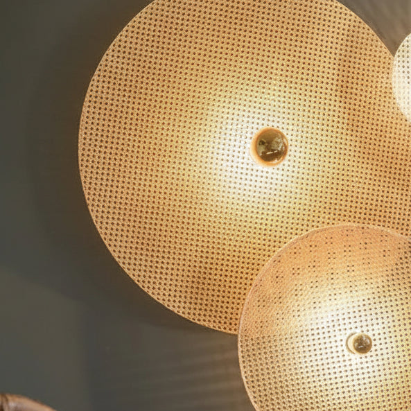 Vuni Disc Weave Wall Light | Celestre