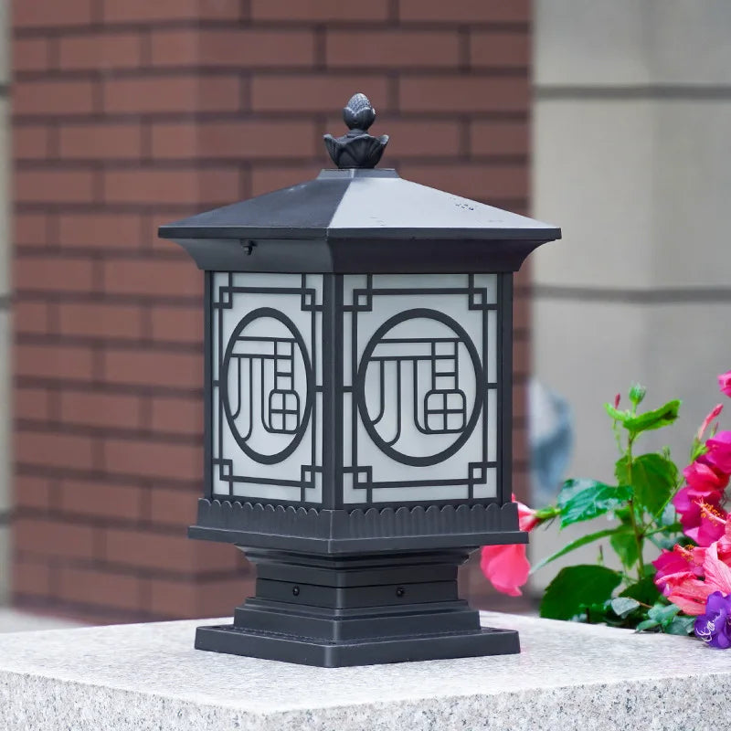 Aere Square Lantern Pillar Light H 40 cm | Celestre