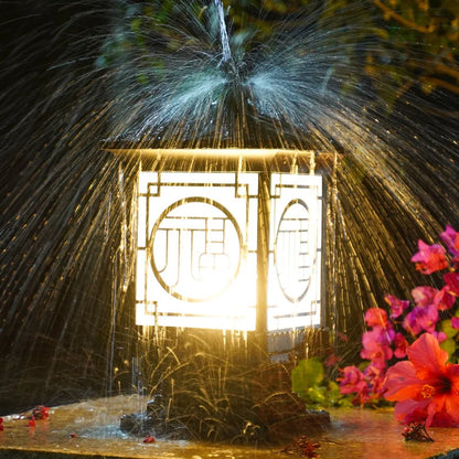 Aere Square Lantern Pillar Light | Celestre
