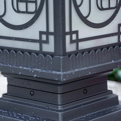 Aere Square Lantern Pillar Light | Celestre