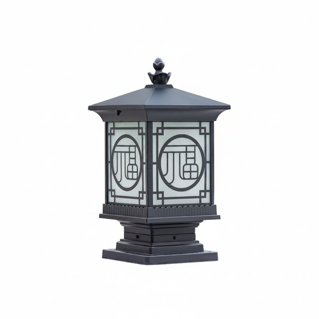 Aere Square Lantern Pillar Light | Celestre