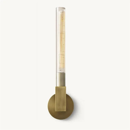 Elia Offset Stem Fluted Wall Light | Celestre