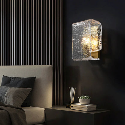 Ariz Ripple Glass Wall Light | Celestre