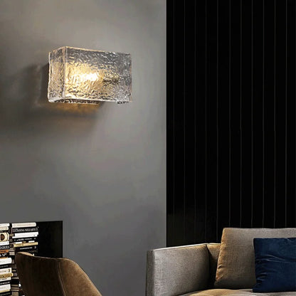 Ariz Ripple Glass Wall Light | Celestre