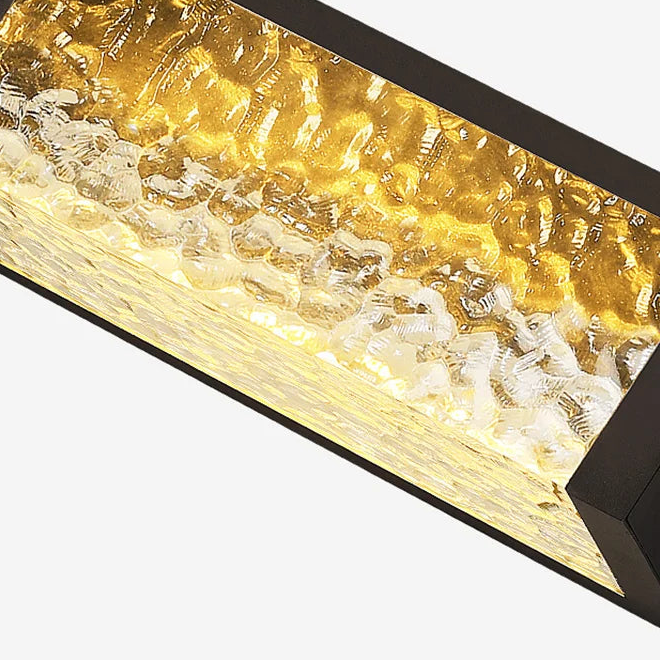 Dile Horizontal Ripple Exterior Wall Light | Celestre
