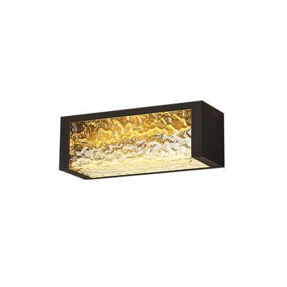 Dile Horizontal Ripple Exterior Wall Light | Celestre