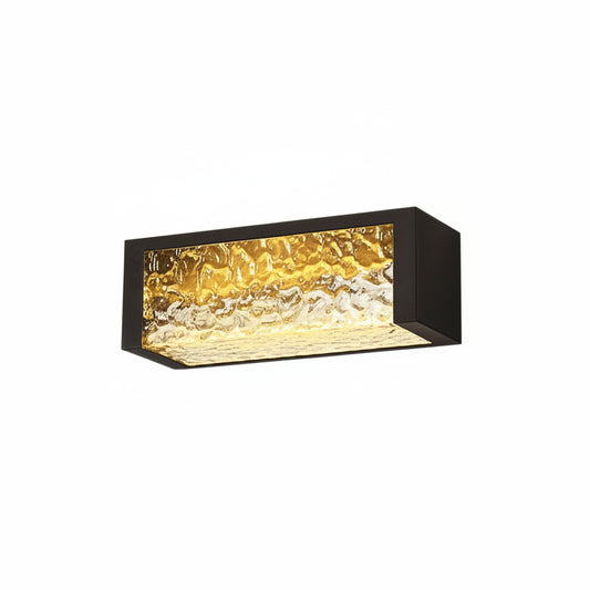 Dile Horizontal Ripple Exterior Wall Light | Celestre