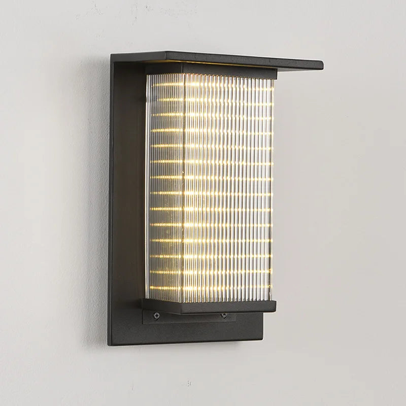 Lili Industrial Ribbed Outdoor Wall Light | Celestre