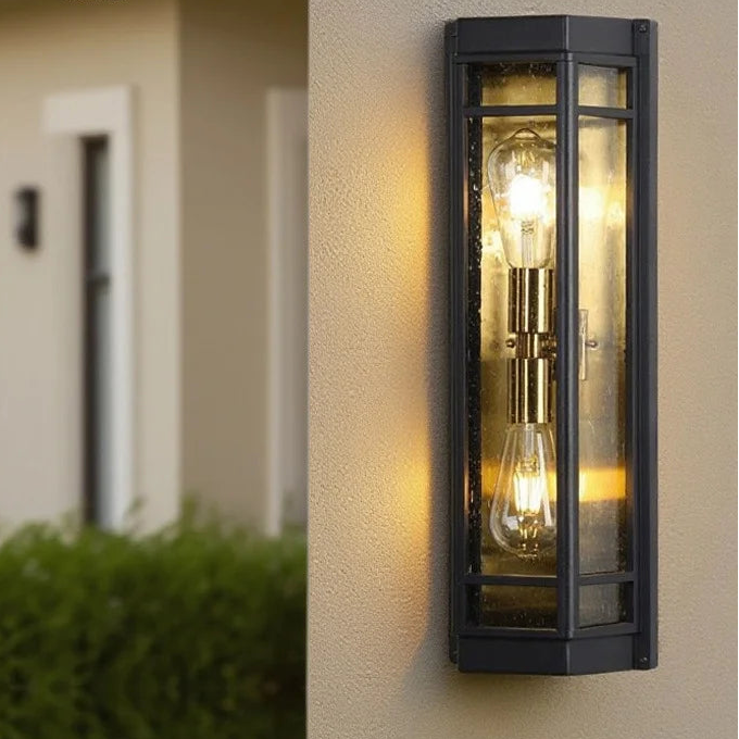 Biya Long Cage Outdoor Wall Light | Celestre