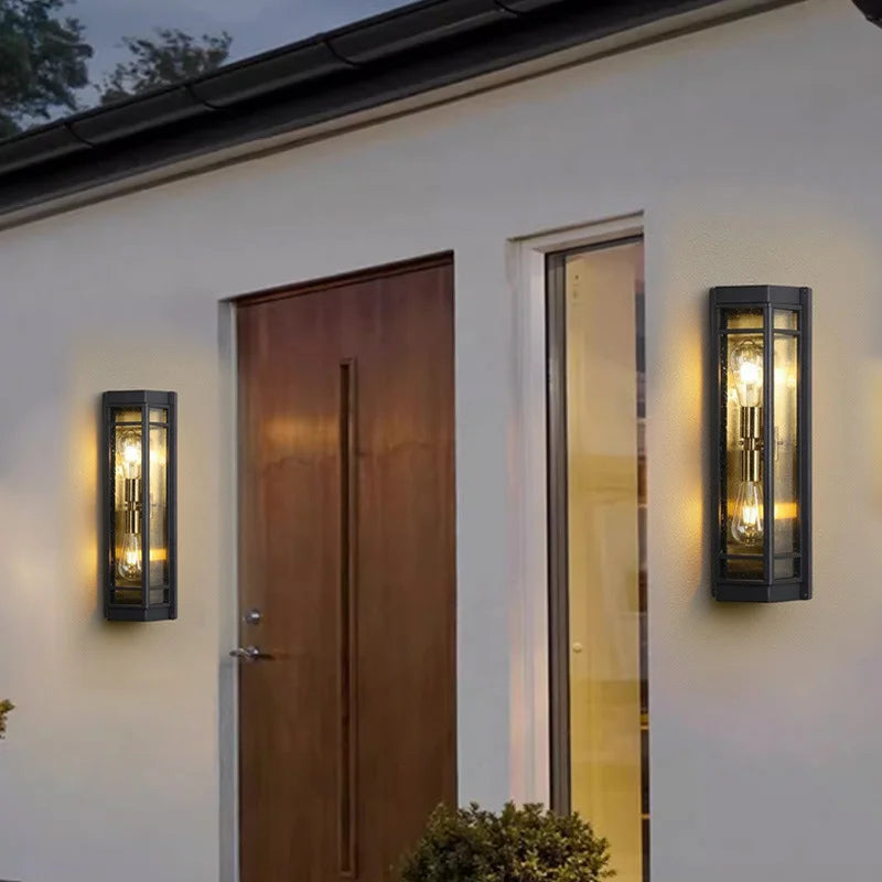 Biya Long Cage Outdoor Wall Light | Celestre