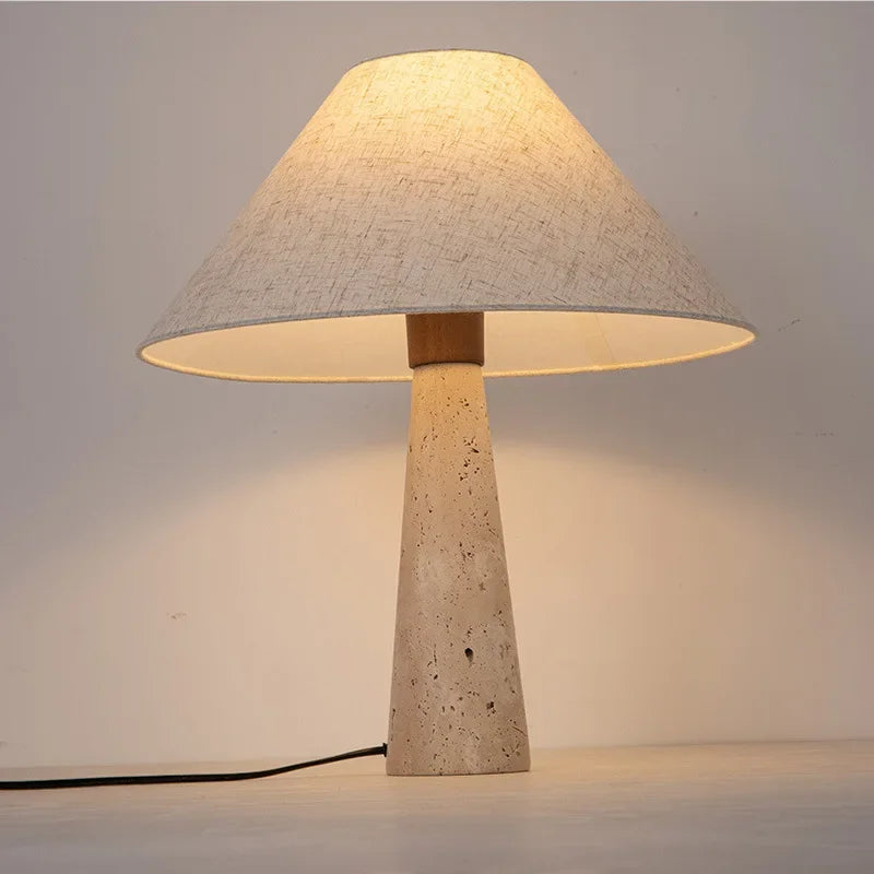 Briza Nordic Travertine Table Lamp | Celestre
