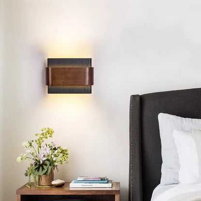 Telor Travertine Bidirectional Wall Light | Celestre