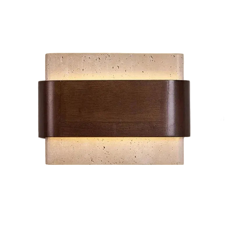 Telor Travertine Bidirectional Wall Light | Celestre
