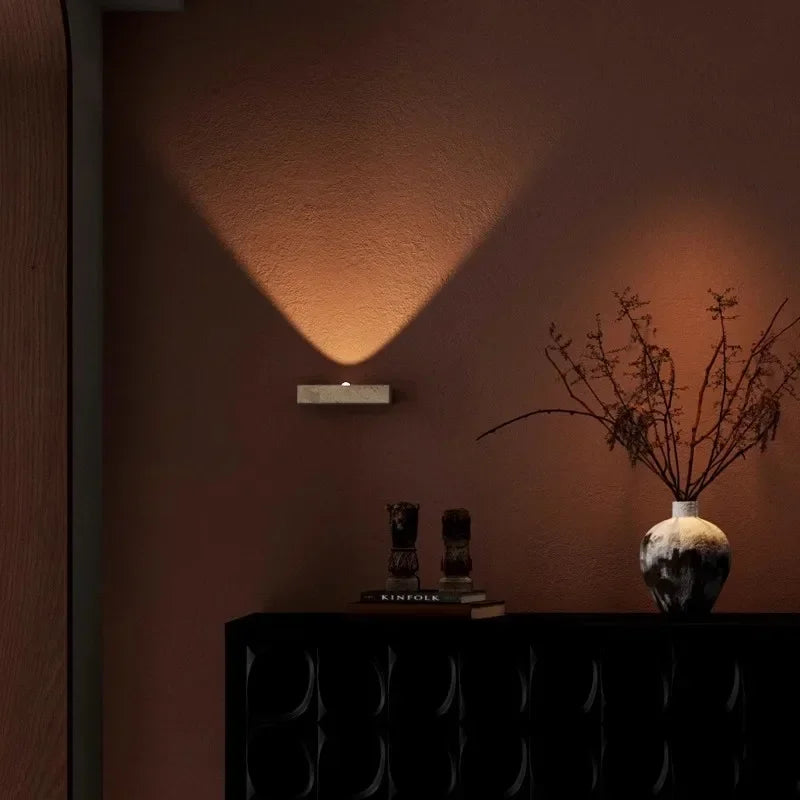 Zelo Travertine Monolith Wall Light | Celestre