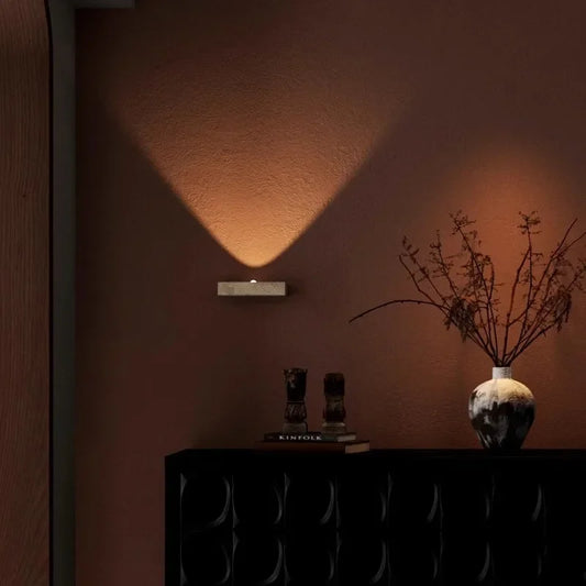 Zelo Travertine Monolith Wall Light | Celestre