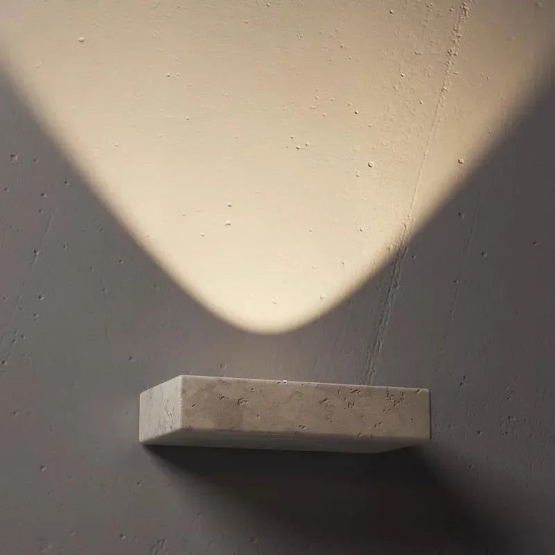 Zelo Travertine Monolith Wall Light | Celestre
