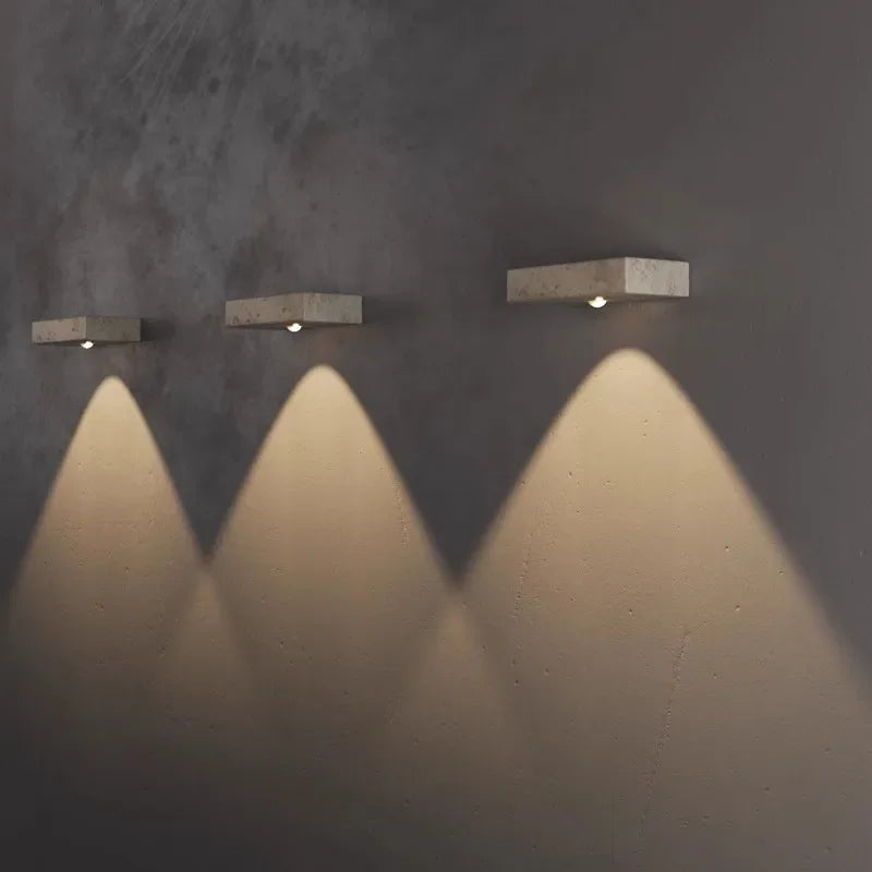 Zelo Travertine Monolith Wall Light | Celestre