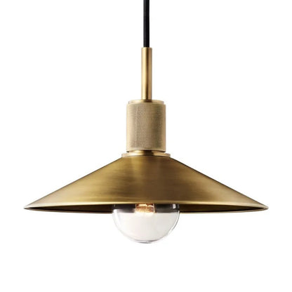 Jelva Vintage Copper Saucer Pendant Light | Celestre