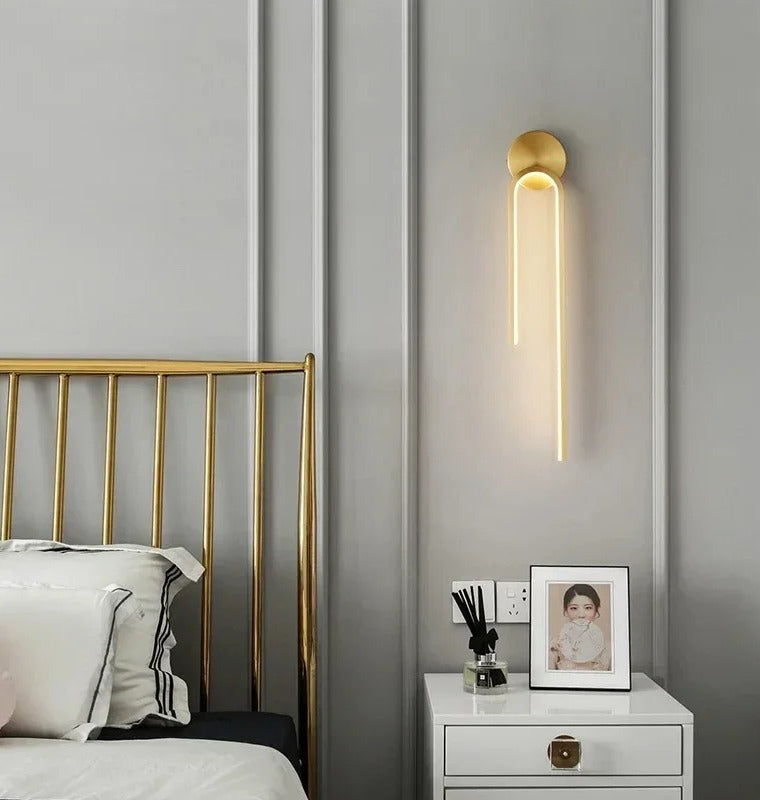 Kesla Modern Aluminium U-Shaped LED Wall Light | Celestre