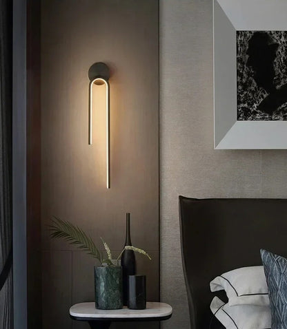 Kesla Modern Aluminium U-Shaped LED Wall Light | Celestre