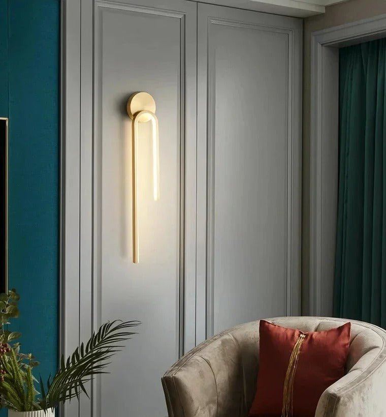 Kesla Modern Aluminium U-Shaped LED Wall Light | Celestre