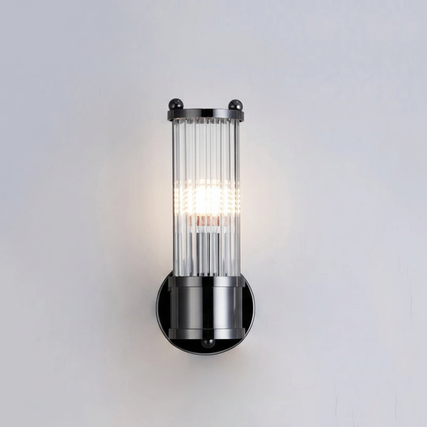 Elix Nordic Tube Wall Light Black Single | Celestre