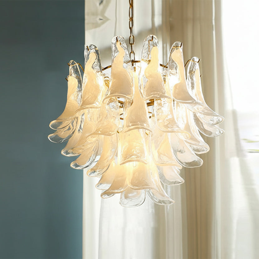 Ziva Glass Petal Chandelier D 65 x H 58 cm | Celestre