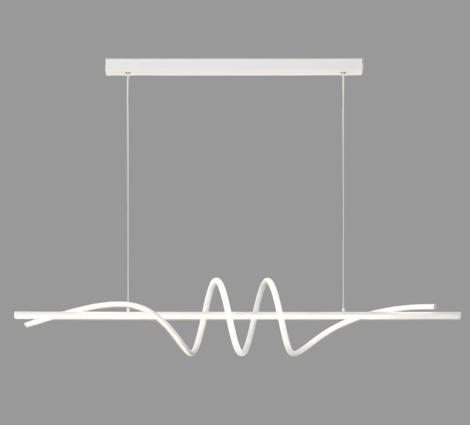 Tera Minimalist Pendant Light White 100 cm | Celestre