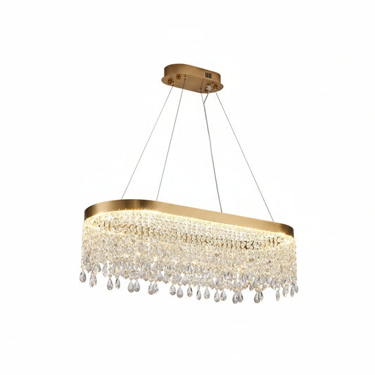 Exy Linear Crystal Chandelier | Celestre