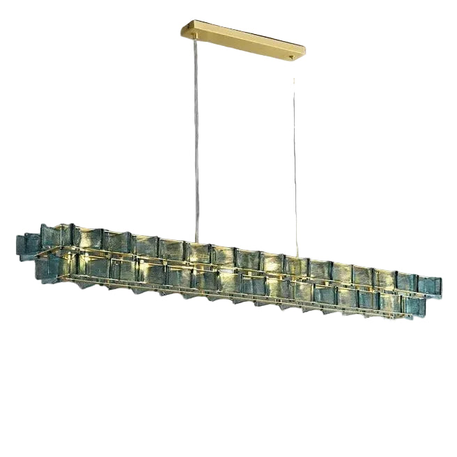 Brov Mid Century Linear Tiered Chandelier | Celestre