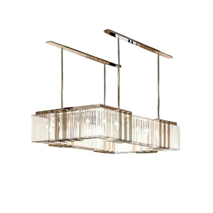 Dora Cubist Fluted Crystal Chandelier | Celestre