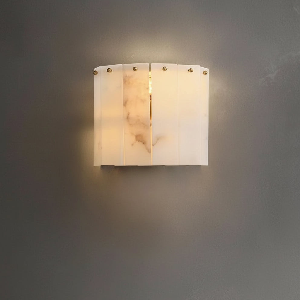 Winza Tiered Alabaster Wall Light Single | Celestre