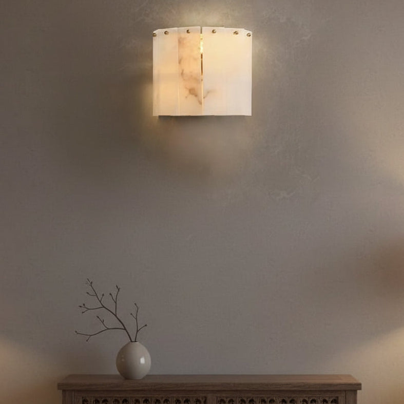 Winza Tiered Alabaster Wall Light | Celestre