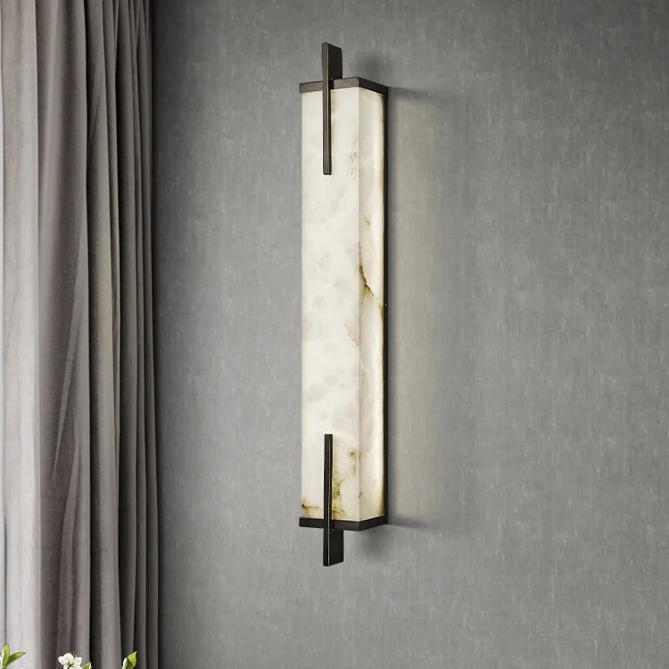 Selo Alabaster Long Diffused Wall Light H 60 cm | Celestre