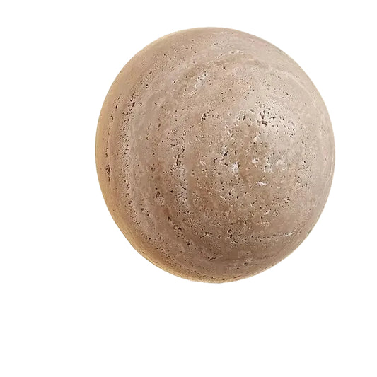 Reza Travertine Round Wall Light | Celestre