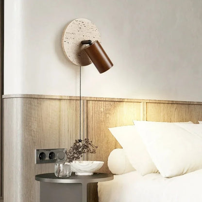 Favi Travertine Spotlight Wall Light | Celestre