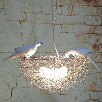 Wivo Bird’s Nest Pendant Light Silver | Celestre