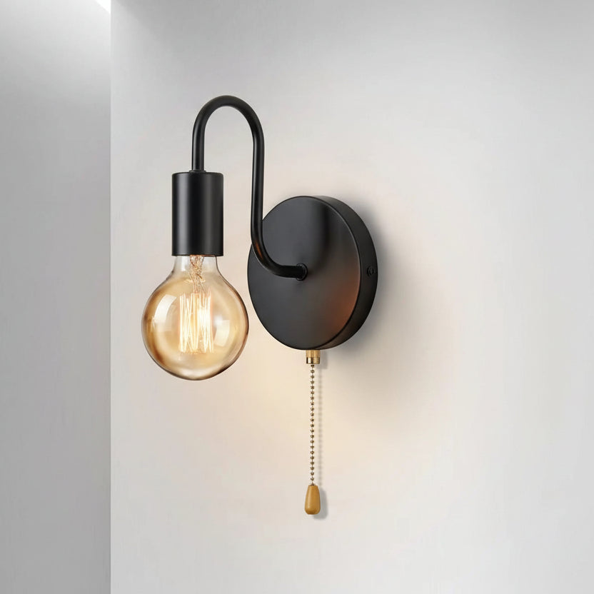 Zura Curved Gooseneck Wall Light | Celestre