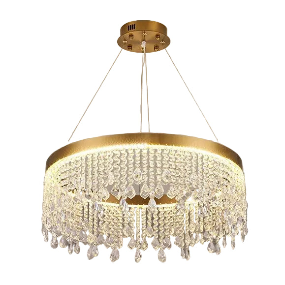 Dara Crystal Drum Chandelier | Celestre