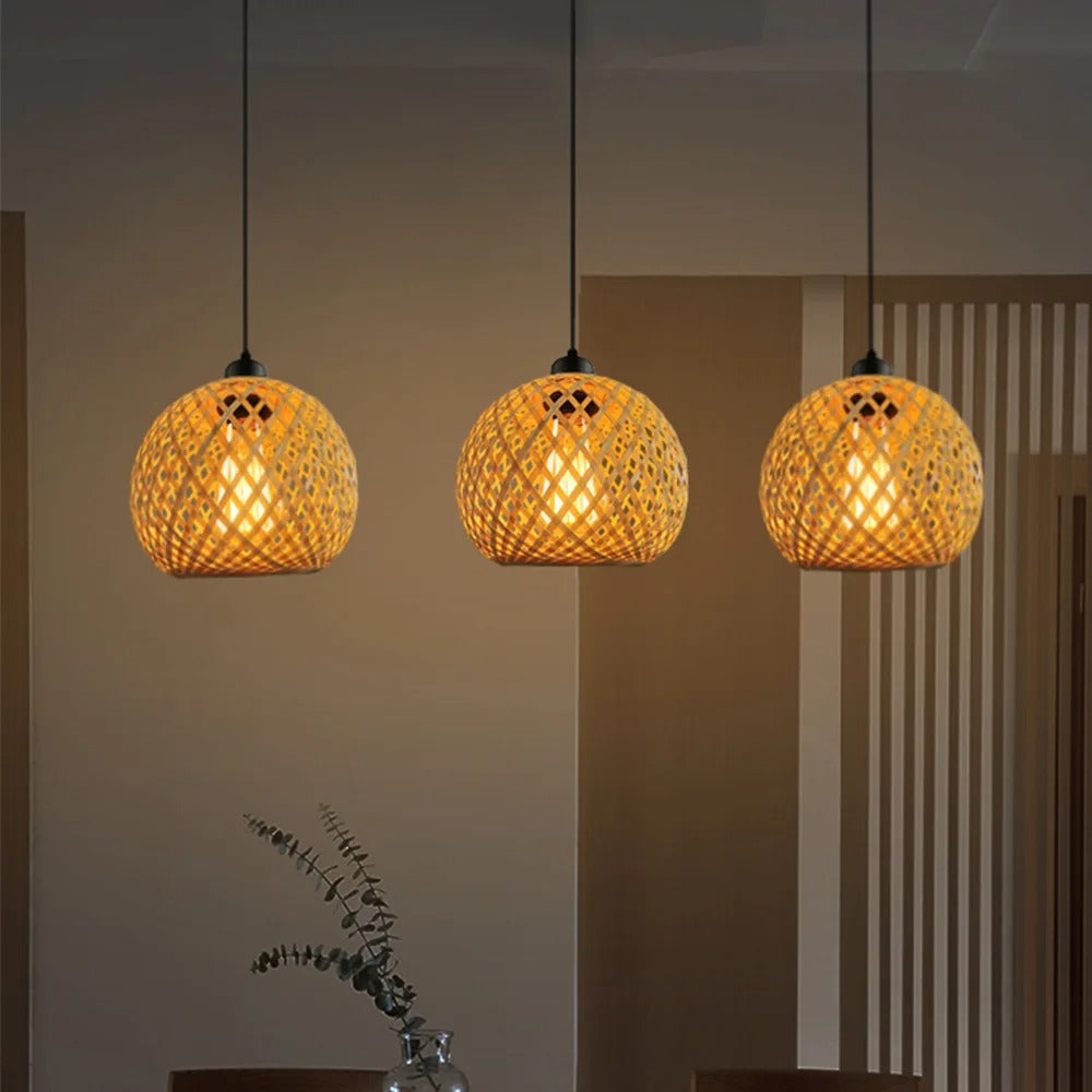 Mivra Bamboo Pendant Light | Celestre