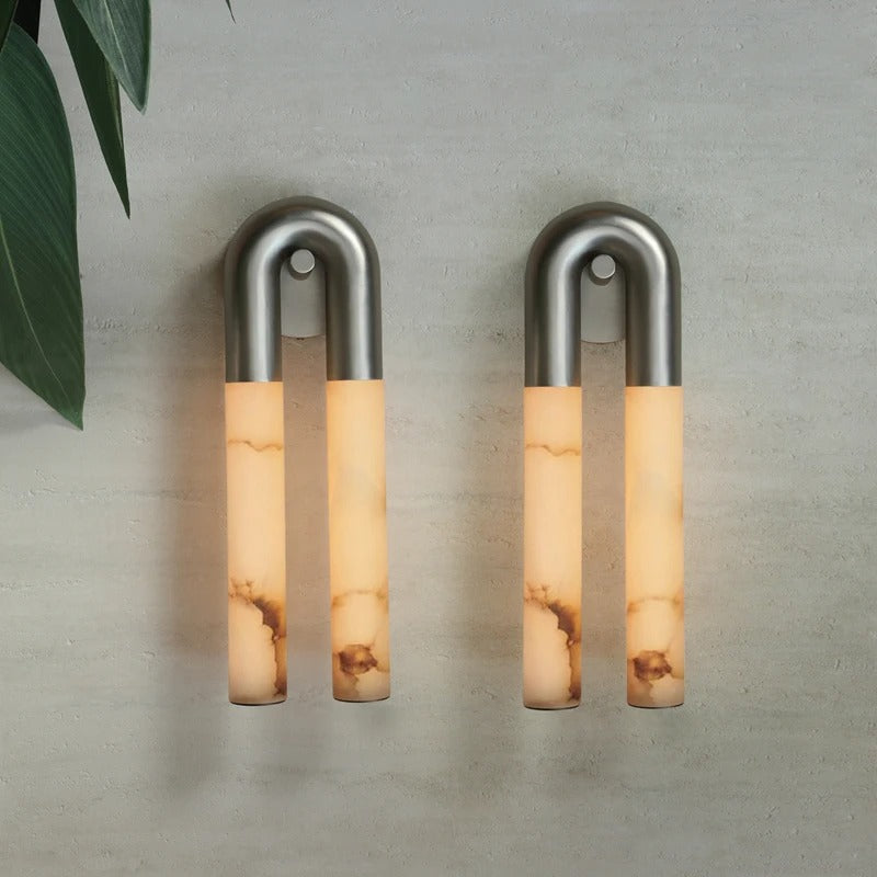 Ossa U-Shaped Marble Wall Light | Celestre