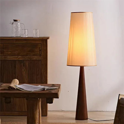 Livy Conical Wooden Wabi-Sabi Lamp | Celestre