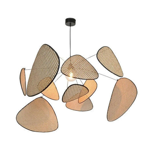 Vexe Screen Cannage Rattan Chandelier | Celestre