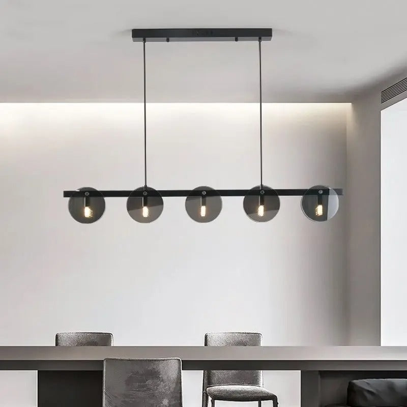Dova Linear Disc Pendant Light | Celestre