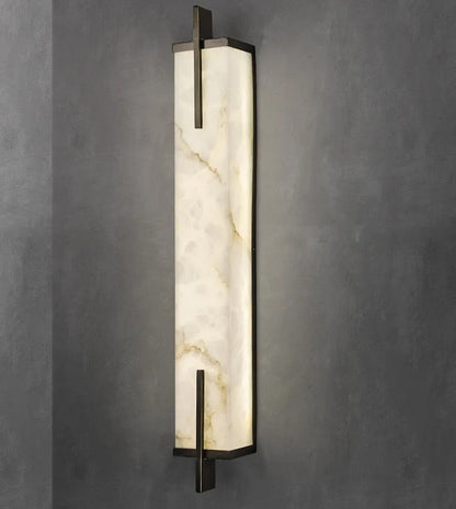 Selo Alabaster Long Diffused Wall Light H 80 cm | Celestre