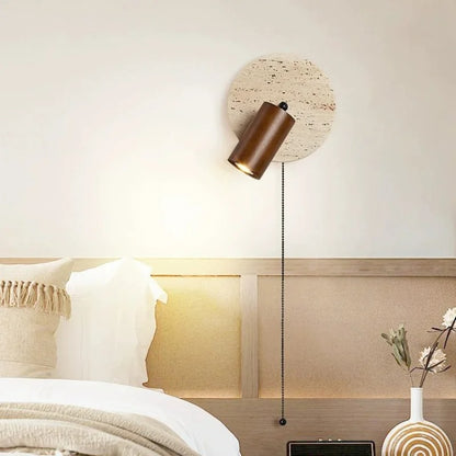 Favi Travertine Spotlight Wall Light | Celestre