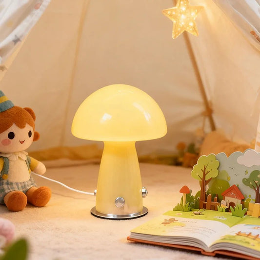 Mina Glass Mushroom Table Lamp | Celestre