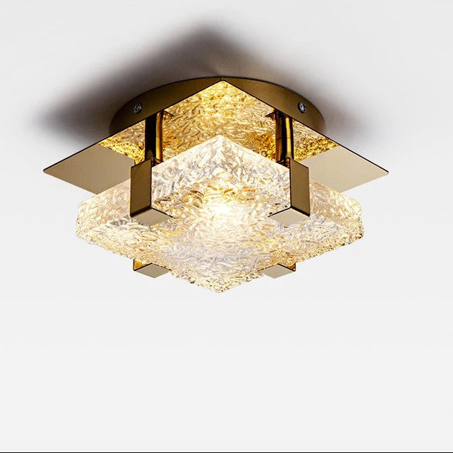 Zivo Square Seeded Ceiling Light L 15 cm | Celestre