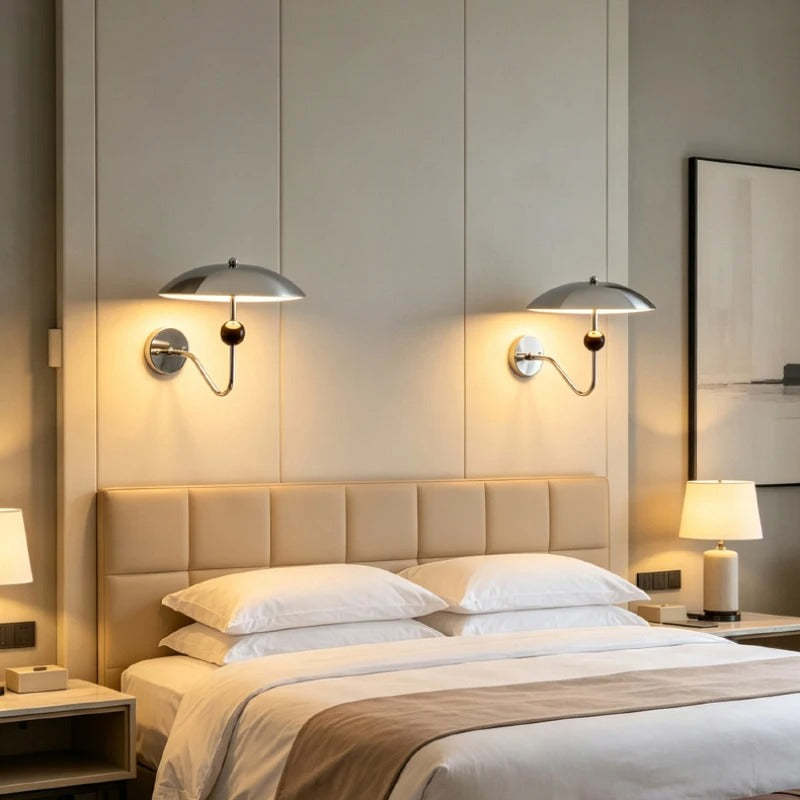 Ternu Mid Century Umbrella Disc Wall Light | Celestre